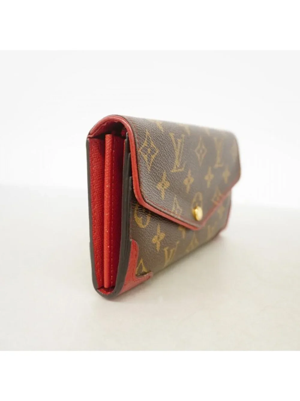 Louis Vuitton Wallet Monogram Retiro Portefeuille Sarah Cerise